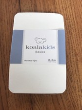 KoalaKids Girls Basic Microfiber Tights 0-6m Ivory Ships N 24h
