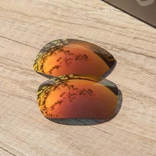 Walleva Fire Red Mr.Shield Polarized Replacem...