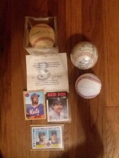 1986 signed Mets ball, Mookie Wilson and Harmen Kilebrew signed balls