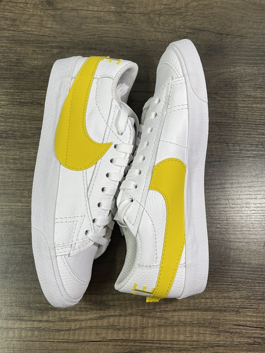 Nike Blazer Low Jumbo 'White Vivid Sulfur' (DV3506-100) Mens Size
