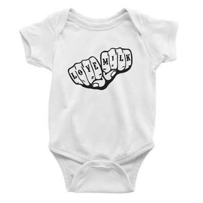 Punk LOVE MILK Baby Body Anzug