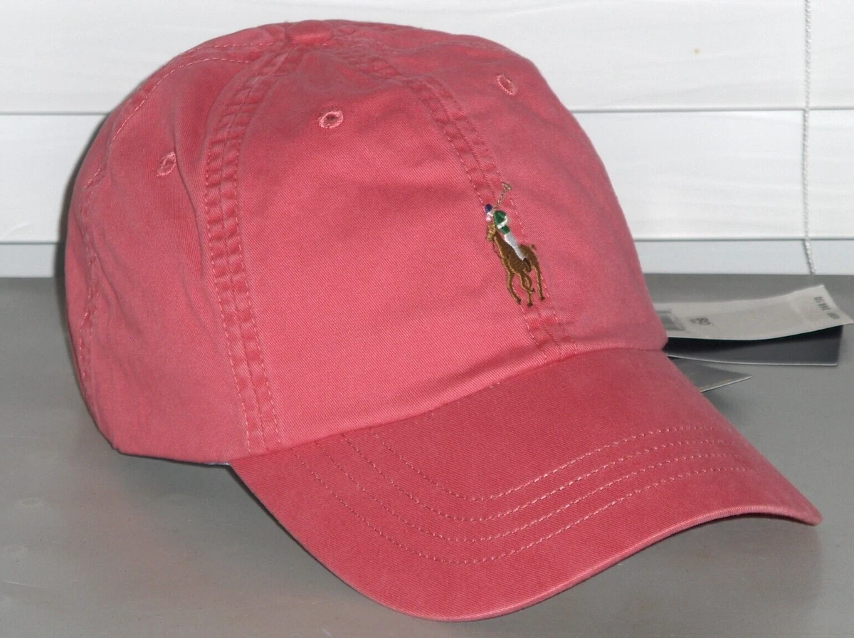 Casquette ralph lauren rose homme sale