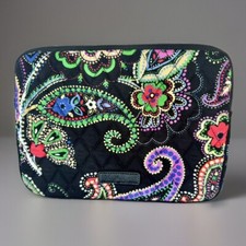 Vera Bradley Padded Fabric Zip Closure iPad/Tablet Case Multicolor Paisley 9  X7  