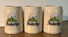 KLOSTER ANDECHS Set of 3 Ceramic Beer Steins Mug Germany Bier Brewery Seit 1455 — photo 1
