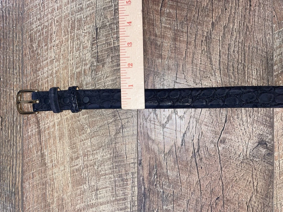 Genuíno Louisiana Select jacaré, cinza, cinto crescente, tamanho 38 - Imagem 2 de 3