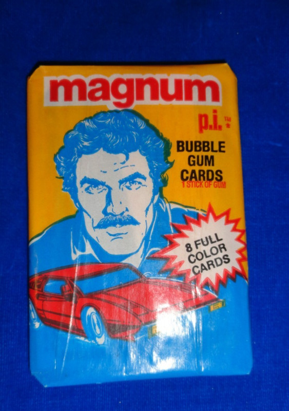 1983 Donruss Magnum P.I. Factory Sealed Wax PACK Gum Intact as pictured