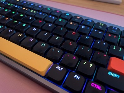 Nuphy NSA Shine-Through Air60 Black ABS Keycaps