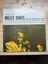 Miles Davis & The Modern Jazz Giants  Prestige  7150 LP RECORD