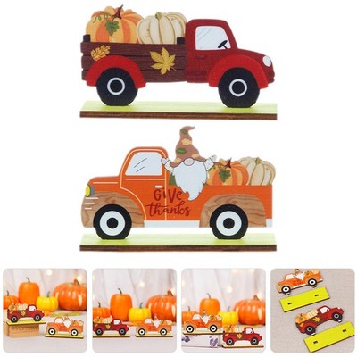 2 Pcs Kürbis Dekoration Tischdekoration Ernten Thanksgiving Harvest Decor