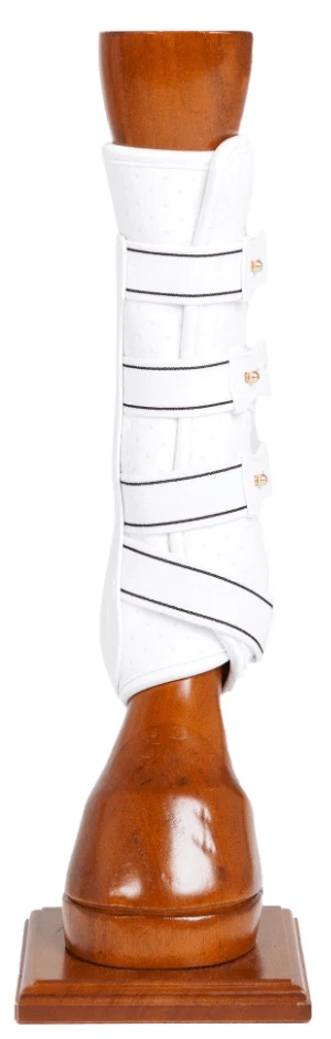 Back on Track Weiß L Royal Arbeitsgamaschen Hinterbein Beinschutz - Bild 2 von 3