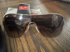 Ray-Ban RB3471 Gold Color Sunglasses Gradient Lens W/ Case