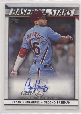 2020 Topps Baseball Stars Cesar Hernandez #BSA-CH Auto 4z8