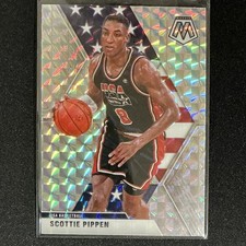 Panini 2019-20 Mosaic Silver Mosaic Prizm Scottie Pippen #256 USA Basketball