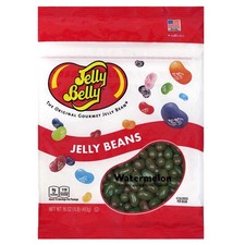 Jelly Belly Watermelon Jelly Beans 1 Pound 16 Ounces Resealable Bag Genuine...