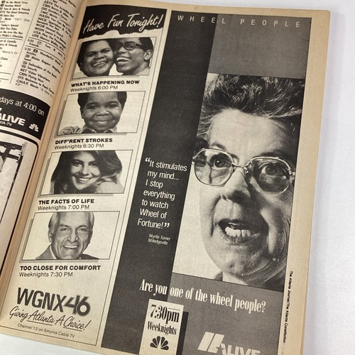 TV Week Magazine 1987 Atlanta Georgia AJC May NYC Hill Street Blues tolle Werbung! - Bild 13 von 24