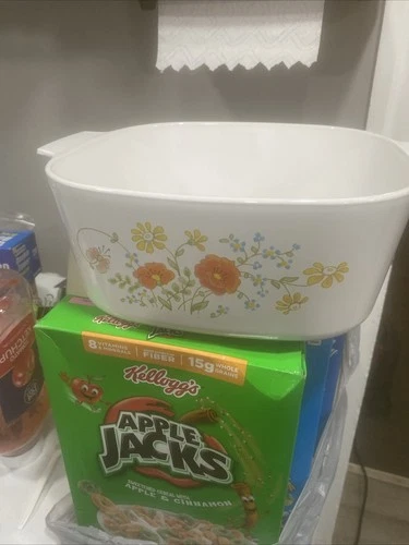 VTG Corning Ware La Marjolaine Spice Of Life A-3-B Casserole 3QT Pyrex Lid A-9-C