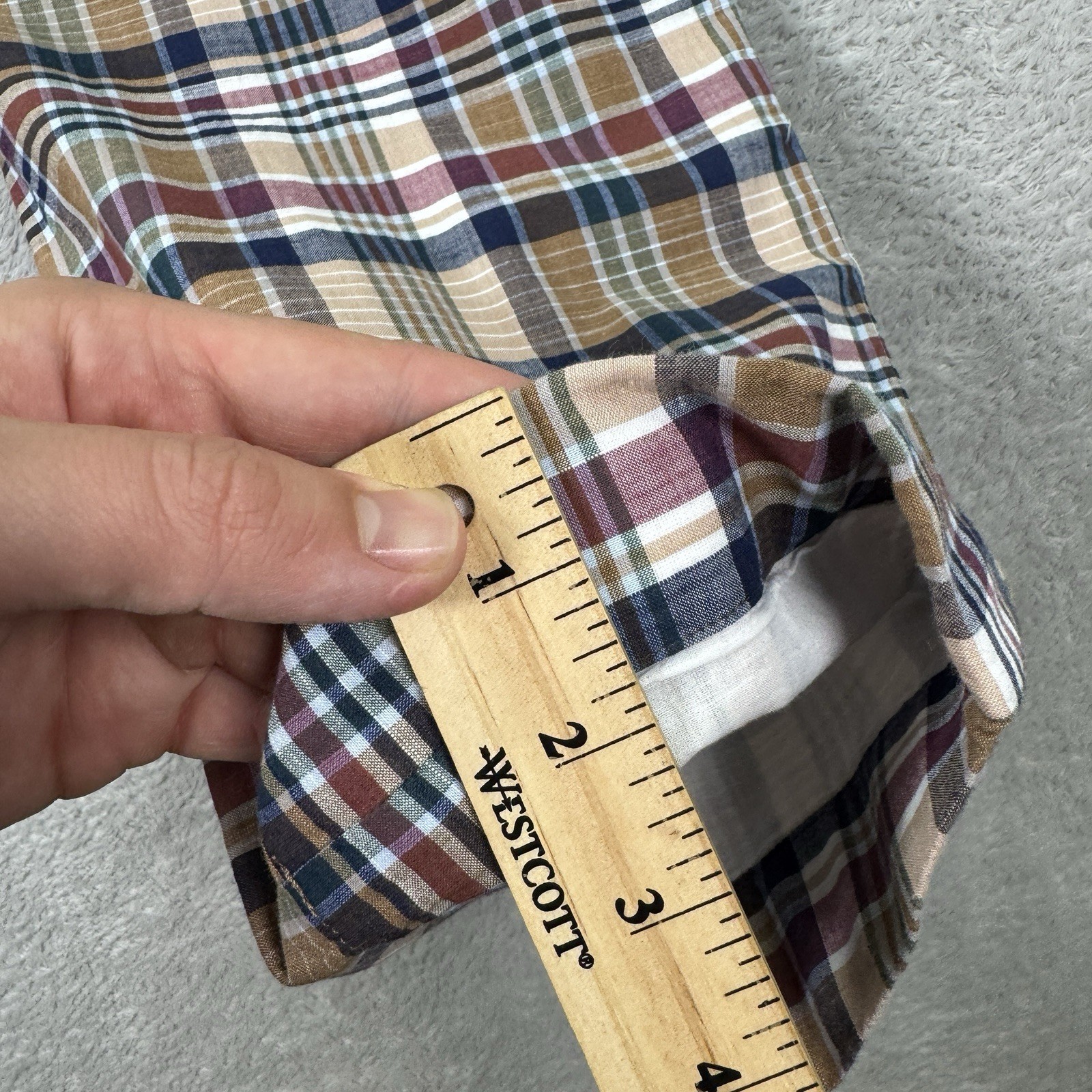 NEW Brooks Brothers Indian Madras Plaid Golf Pants Mens 34x32 Cotton Patchwork thumbnail 11