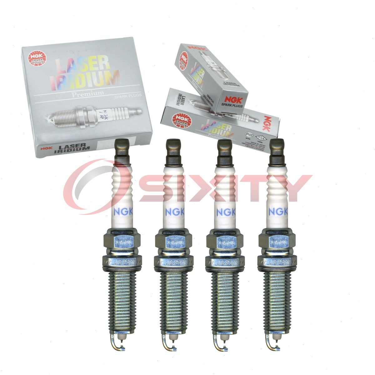 4 pc NGK Laser Iridium Spark Plugs for 2014-2015 Nissan Pathfinder 2.5L L4 og