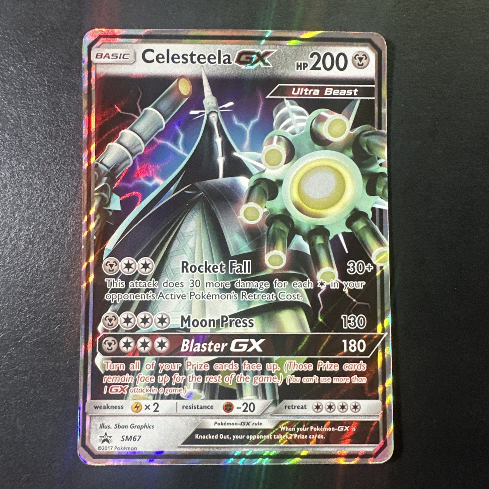 Celesteela GX - SM67 Sun & Moon Promo Pokemon Holo Promo LP