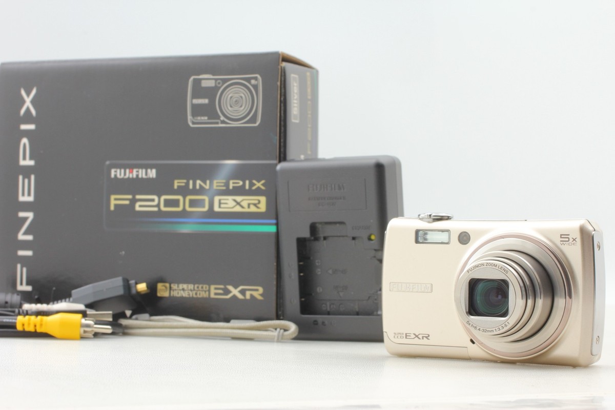 Fujifilm FinePix F200EXR ゴールド Top MINT in Box] Fujifilm FinePix F200 EXR 12.0MP Digital