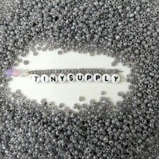 3MM Gray 8/0 Glass Seed Beads US0003-156