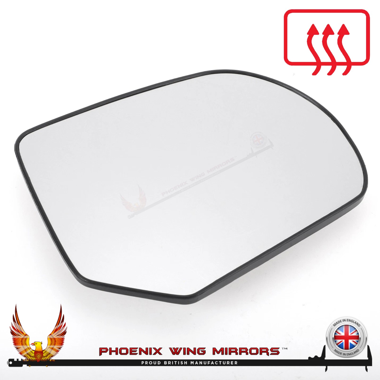 For Hyundai Ioniq 5 Wing Door Mirror Glass 2021-2024 Heated Base Right Hand Side