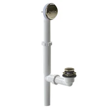 Watco Foot Actuated Bath Waste Kit for Tubs up to 16" - Brushed Nickel