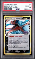Pokemon Deoxys EX Holon Phantoms Reverse Holo #3 PSA 8.5 (NEW CERT, POP 1)