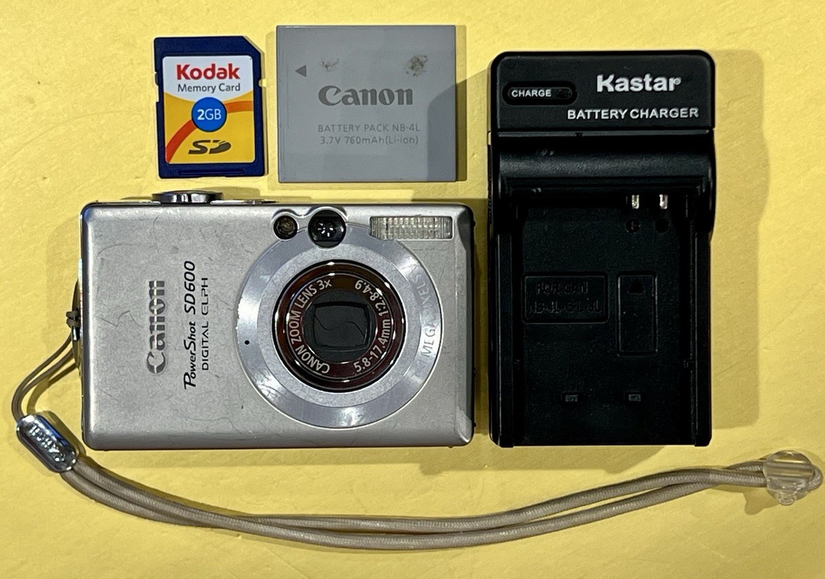 READ* Canon PowerShot SD600 6MP Digital Elph Camera 3x
