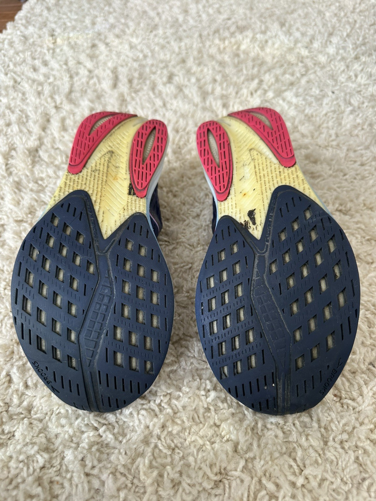 Brooks Womens Hyperion Tempo 9.5 Navy Pink Lightweight Running Walking Shoes thumbnail 8