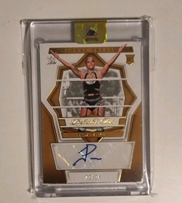 2024 Panini National Treasures WWE Jaida Parker Auto /84
