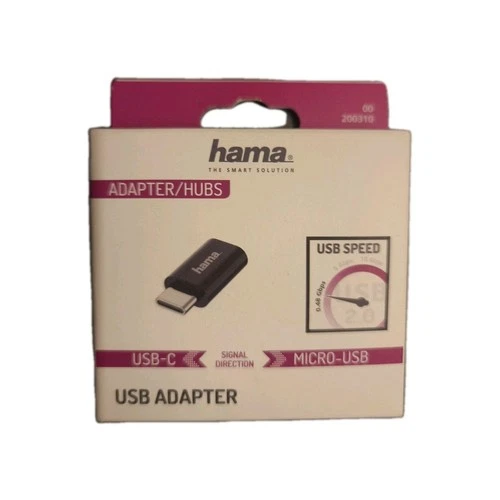 Hama USB-C auf Micro-USB Adapter - NEU