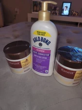 Gold Bond Age renew + 2 pack Karseell maca power Collagen for dry damaged.