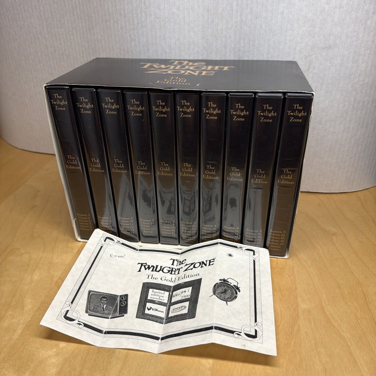 TWILIGHT ZONE: GOLD EDITION 49-DVD Box Set LE 2067/2500 Complete