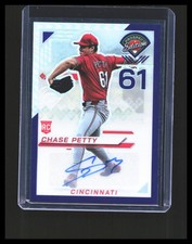2025 Chase Petty Rookie Card Auto -  Panini Prospect Edition Prizm /125 #180. rookie card picture