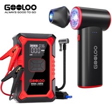 Gooloo A3 Jump Starter With Air Compressor 3000a Portable Car Battery Booster