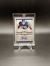 2025 NATIONAL TREASURES LEONARD MARSHALL HOLO GOLD GIANTS HOF AUTO /10