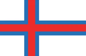 Faroe Islands Flag Self Adhesive Vinyl Sticker