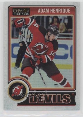 2014-15 O-Pee-Chee Platinum White Ice 67/199 Adam Henrique #23 g2u