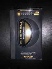  Vintage Late 90  s Japanese Portable cassette player Sharp JC-150 GY AM/FM