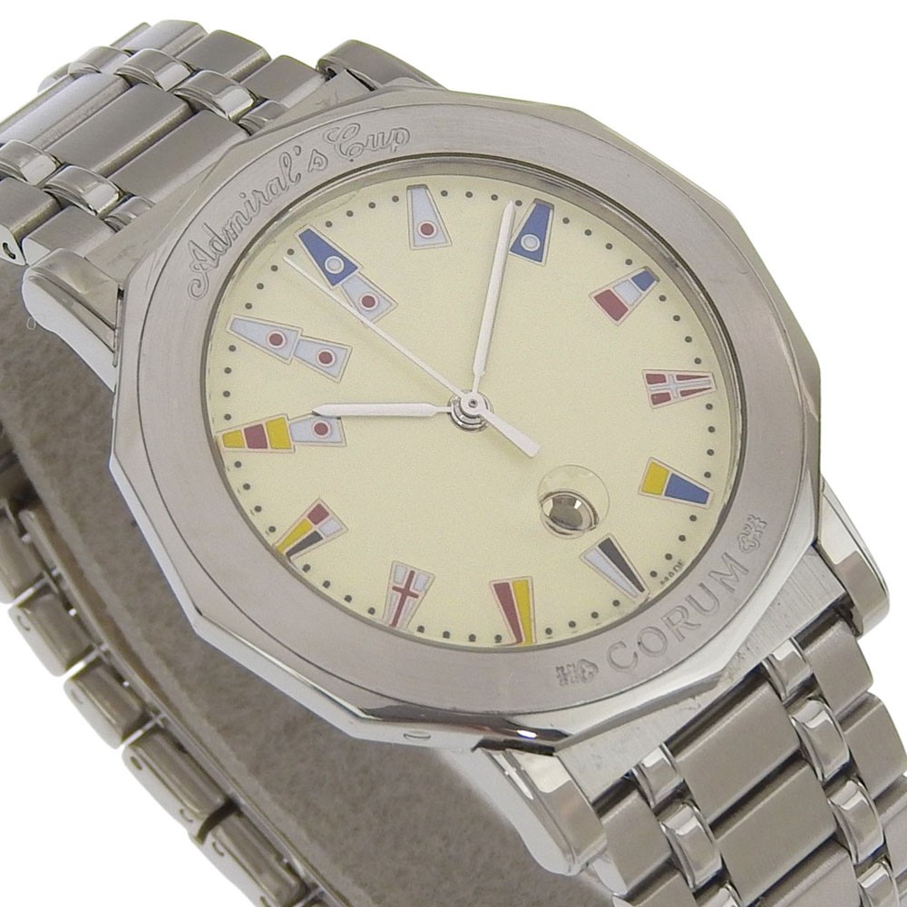 CORUM Admirals cup Watches 99.430.20 V585 IvoryDial Stainless Steel Quartz... image 3