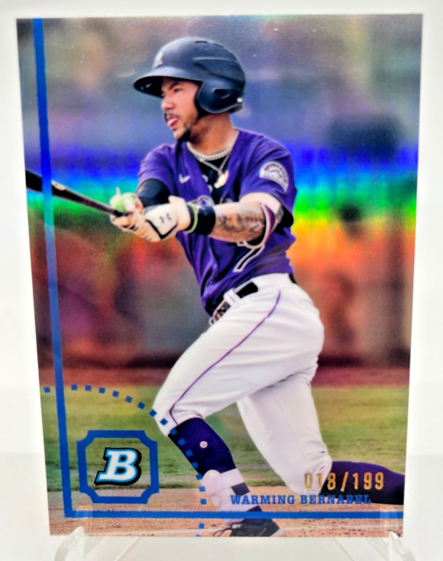 Warming Bernabel #BHPC-19 2022 Bowman Heritage Chrome Prospects Refractor /199