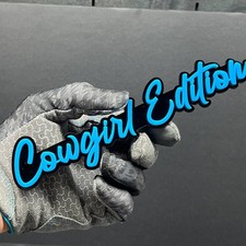 Cowgirl Edition Multicolor 3d Acrylic Emblem Custom Car Truck Exterior Badge