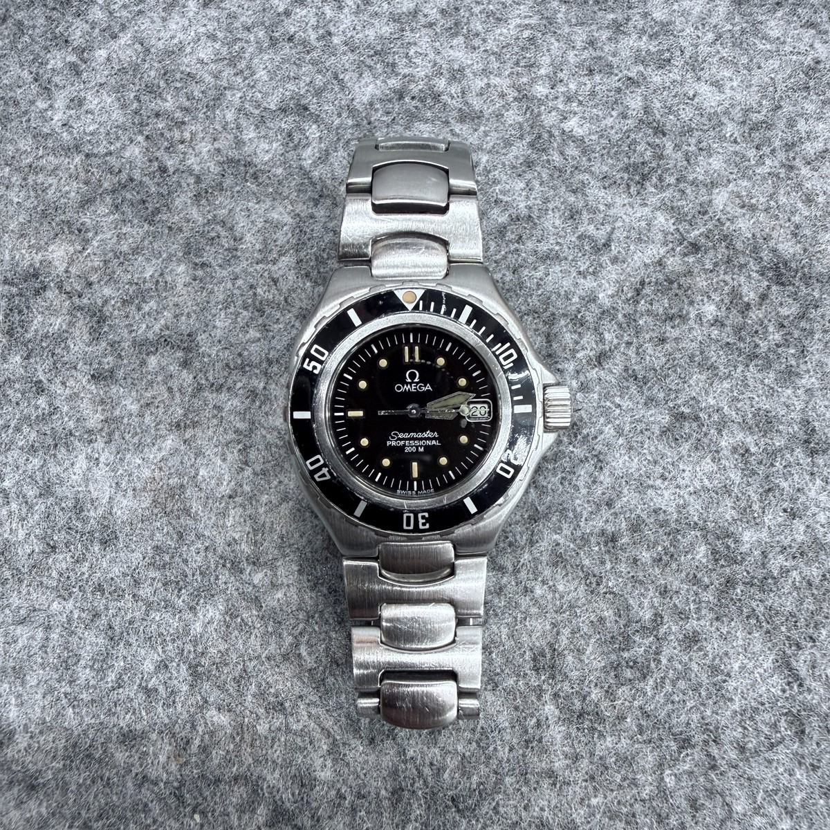 Omega Seamaster Professional 200M Pre-Bond Black Dial 30mm Quartz