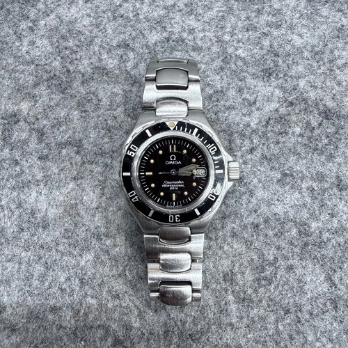 Omega Seamaster Professional 200M Pre-Bond Black Dial 30mm Quartz Ladies Watch