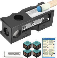 11-In-1 Billiards Pool Cue Tip Shaper and Repair Tool Kit, Cue Tips Replacement