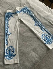 Vintage Just Cavalli Poseidon Greek cropped trouser