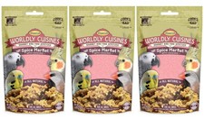 Higgins Worldly Cuisines Spice Market Bird Treat, 2 Ounces 3 Pack 