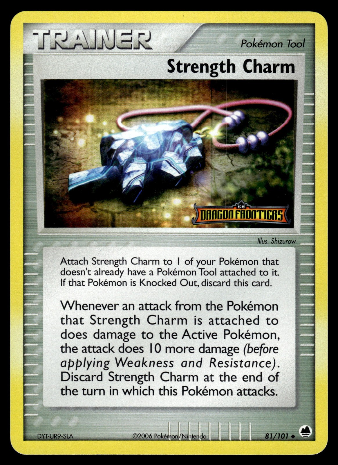 Strength Charm Reverse Holo 81/101 Dragon Frontiers Pokemon
