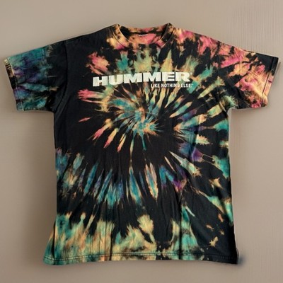 Hummer Like Nothing Else Custome Tie Dye Shirt Cut Tag Fits Medium